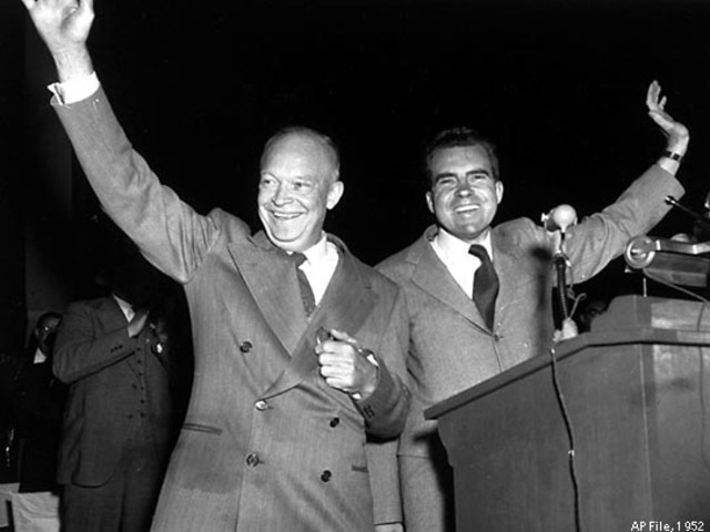 Eisenhower and Nixon win Election
