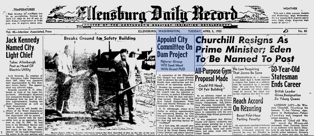 Appoint City Committee on Damn Project