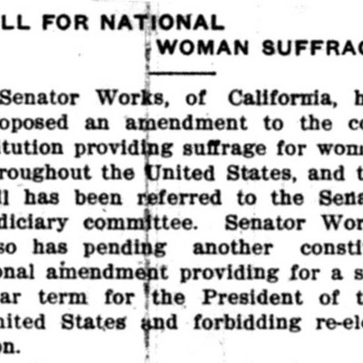 Timeline: history of te ameican suffragist movement