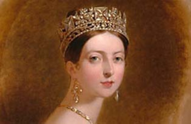 Queen Victoria ascends to the throne