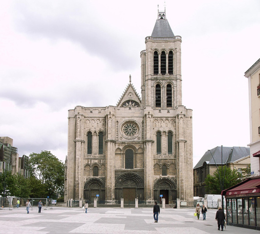 Gothic style invented in St. Denis, France