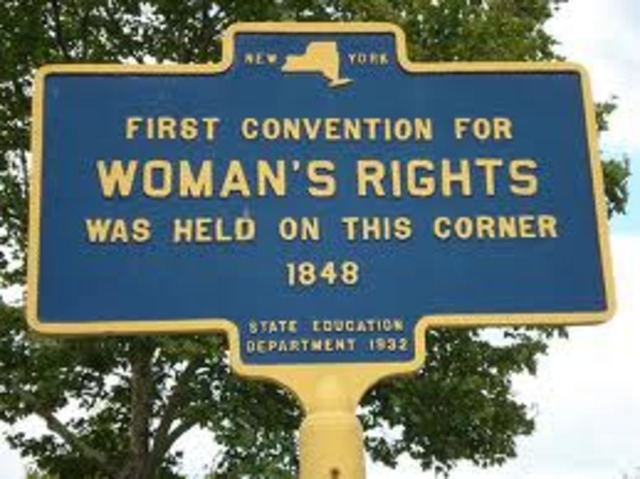 The 1st women's rights convention