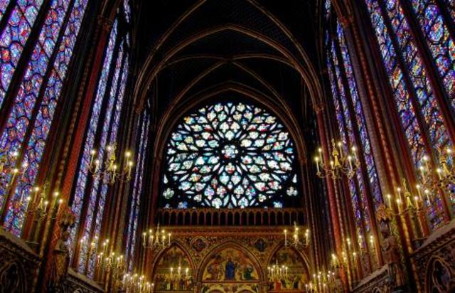 La Sainte-Chapelle erected in Paris