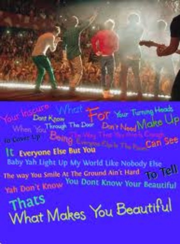 WHAT MAKES YOU BEAUTIFUL:)