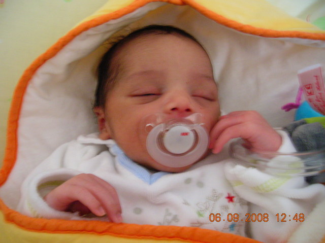 Il vient d'avoir une semaine