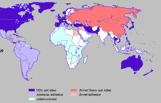 The Cold war in the 1960's