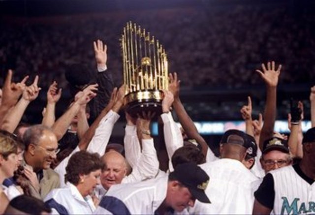 Marlins win world series