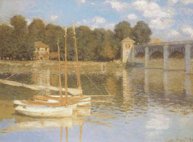 The Bridge at Argenteuil by Claude Monet