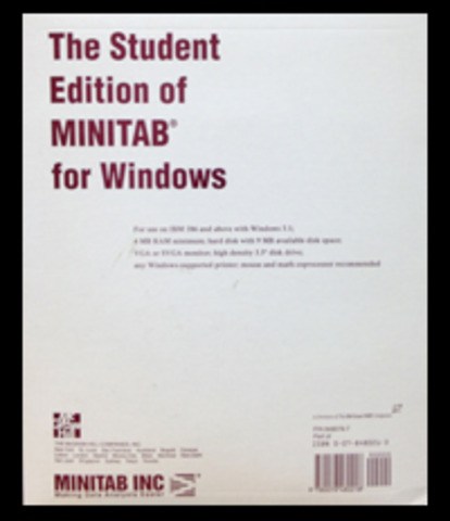 Minitab Student Edition (Edição Estudantil do Minitab)
