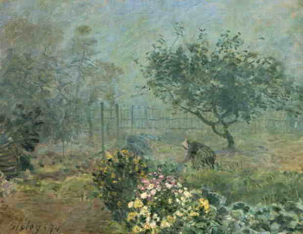 Misty Morning by Alfred Sisley