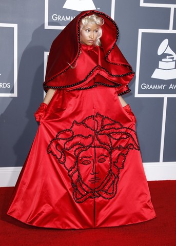 Nicki Minaj performs at the 54th Grammy Awards