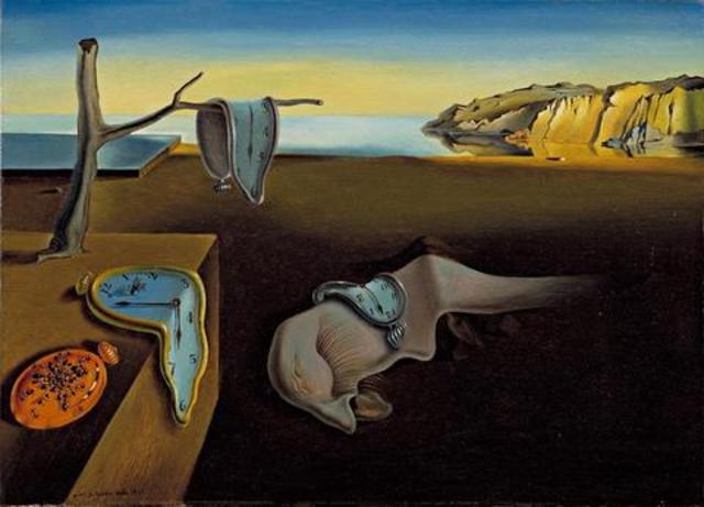 Dali, The Persistence of Memory, 1931. (Naturalistic Surrealism)