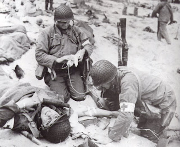 The Hitler soldiers were saved by penicillin and blood transfusions.