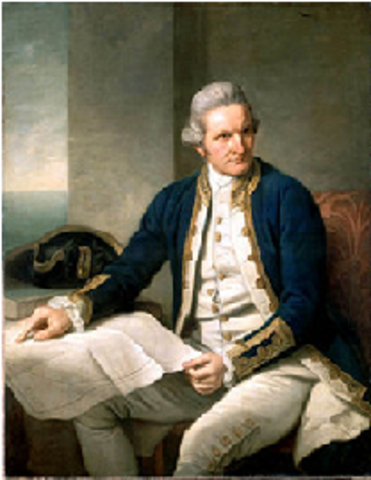 Captain Cook reached at South-Eastern Coast of New Holland