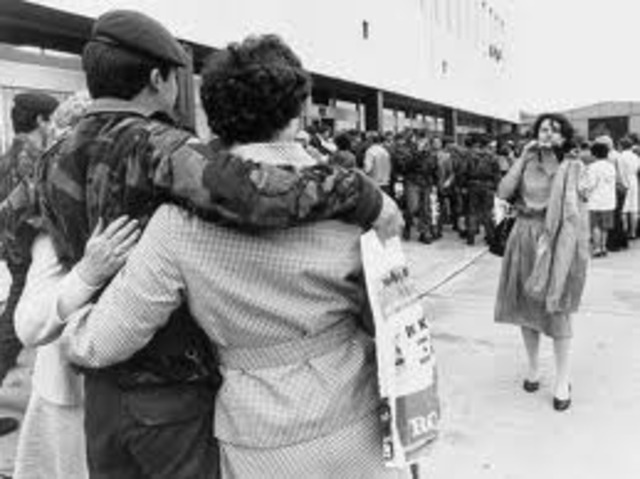 British Forces Enter Stanley