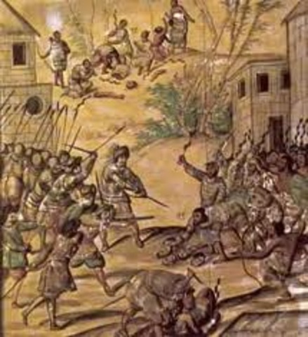 Spanish Conquest of the Aztec's.