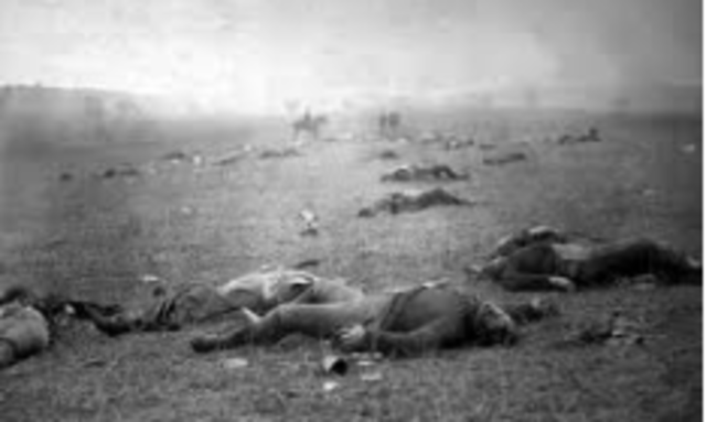 O'Sullivan, A Harvest of Death, Gettysburg, Pennsylvania, July 1863 (photography)