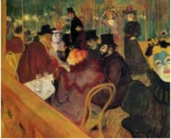 Toulouse-Lautrec, At the Moulin Rouge,