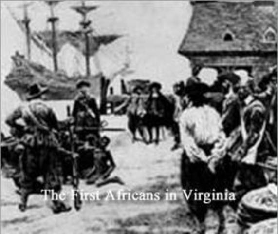First Africans to Virginaia