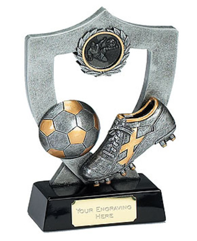 First soccer trophy