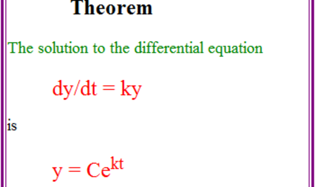 Diff EQ Review