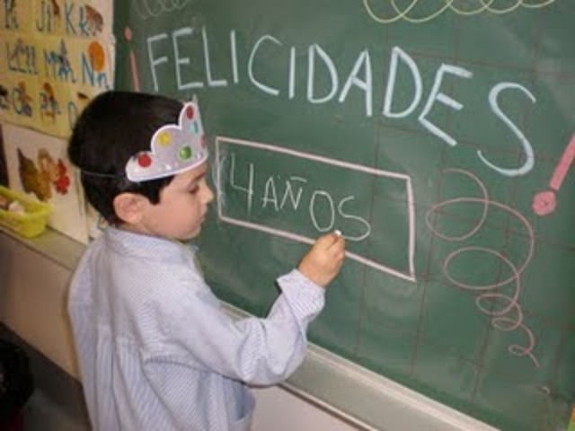 Jorge cumple 4 años