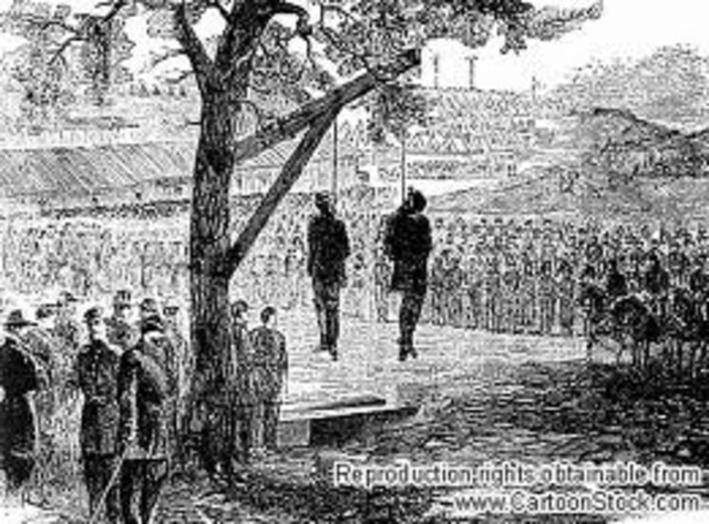 British Parliament ends all public hangings