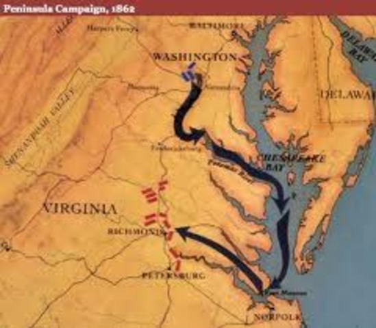 Peninsula Campaign Begins