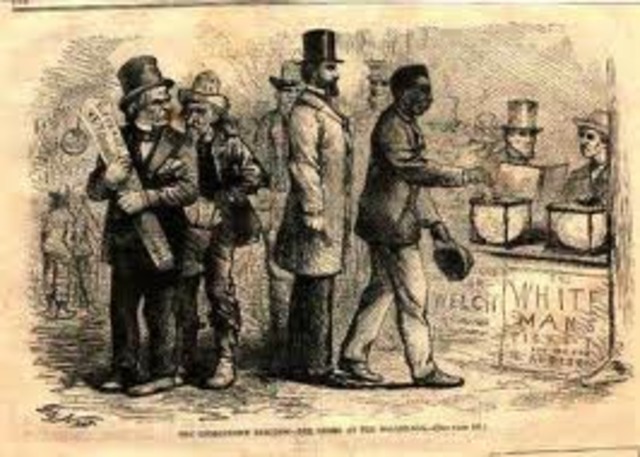 The fifteenth amendment is ratified