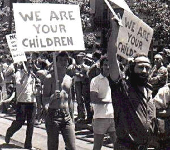 "Gay Pride Marches"- 1977 and 1979
