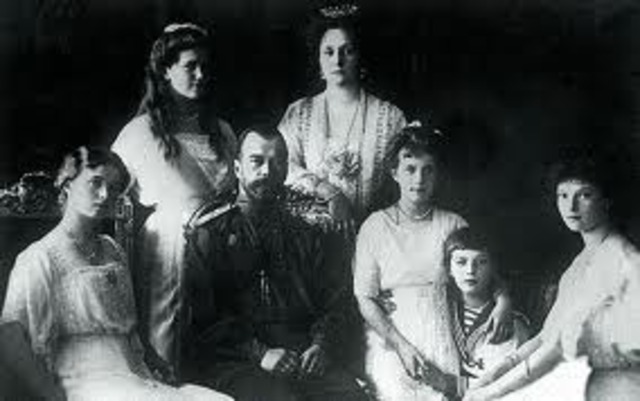 Russian Czar Nicholas II and His Family are Killed