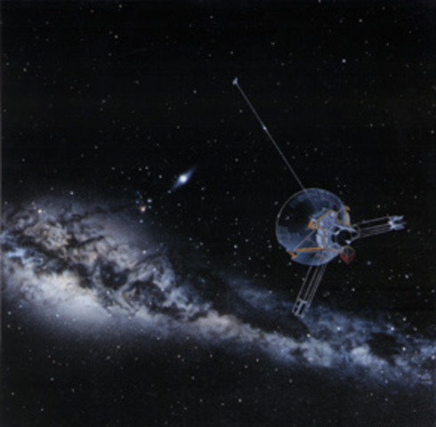 Pioneer 10 loses connection with NASA.