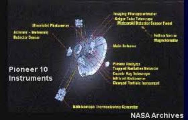 Pioneer 10 is designed by NASA