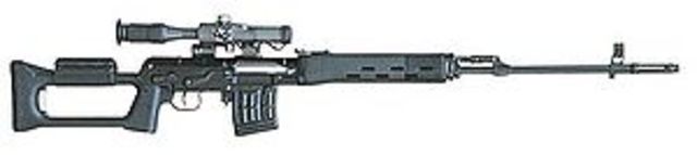 Dragunov sniper rifle
