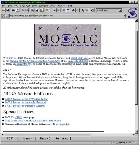 Первый веб-браузер