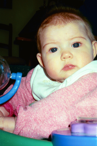 Younger sister was born