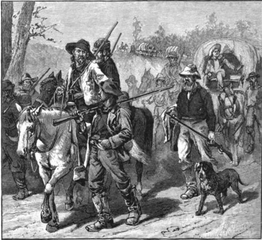 Border Ruffians Invade "bleeding kansas"