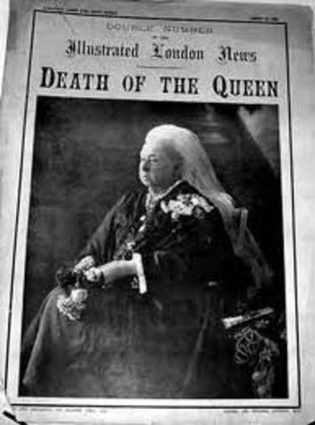 Queen Victoria dies