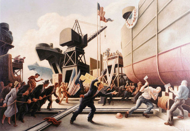Thomas Hart Benton: Cut The Line