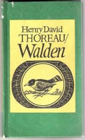 Thereau writes work Walden