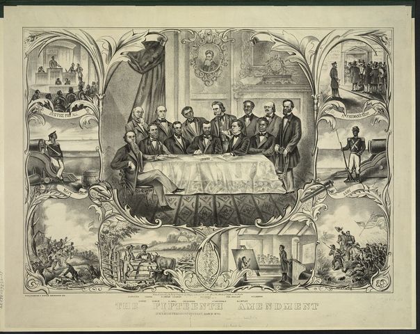 The Fifteenth Amendment is ratified