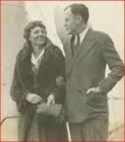 Amelia and G.P Putman got married