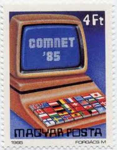 Hungary issues a stamp depicting the 3rd computer science conference COMNET