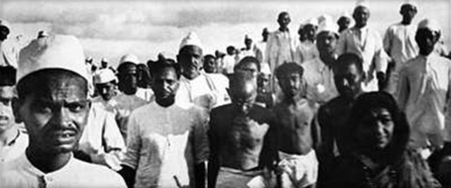 World Events: Gandhi's salt march