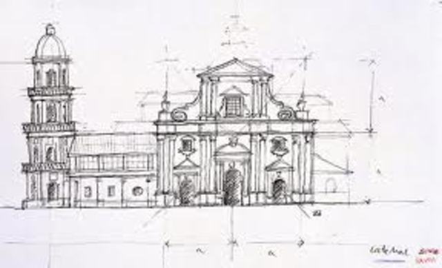 Inauguration of the first Cathedral in Mexico (1656)