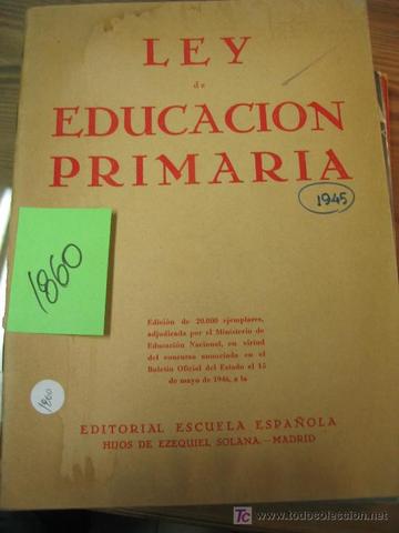 Ley de Instrucción Primaria de 1945