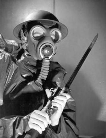 First use of poisonous gas in warfare