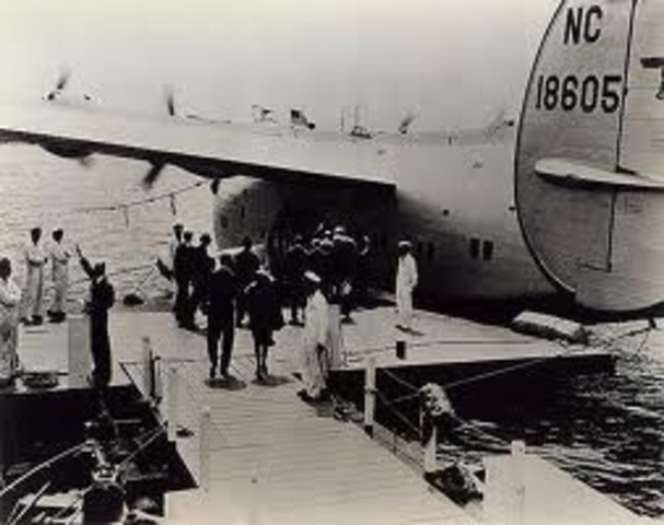First Commercial Flight Over the Atlantic