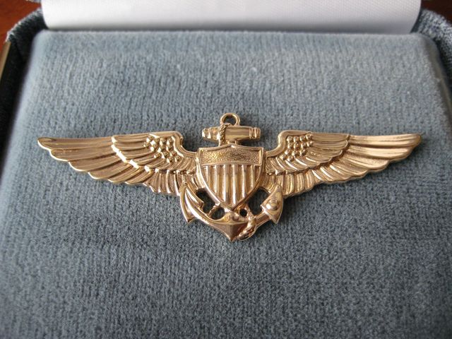 Shepard got his Naval aviator wings