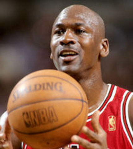 Michael Jordan retires from the NBA